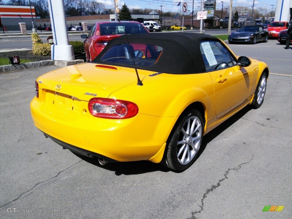 2009 MX-5 Miata Grand Touring Roadster - Competition Yellow / Black photo #5