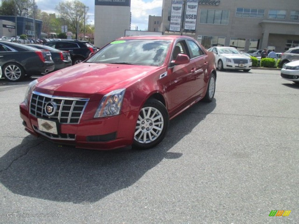 Crystal Red Tintcoat Cadillac CTS