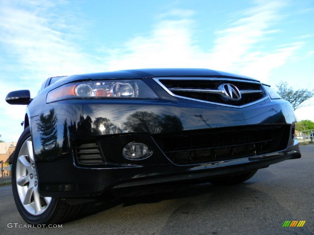 2008 TSX Sedan - Nighthawk Black Pearl / Ebony photo #1