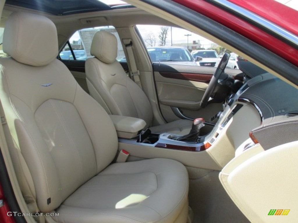 2012 CTS 4 3.0 AWD Sedan - Crystal Red Tintcoat / Cashmere/Cocoa photo #40