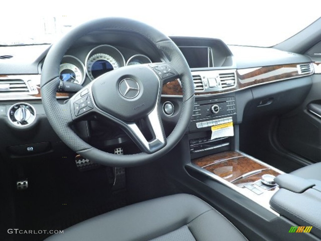 2016 Mercedes-Benz E 350 4Matic Sedan Black Dashboard Photo #103492925