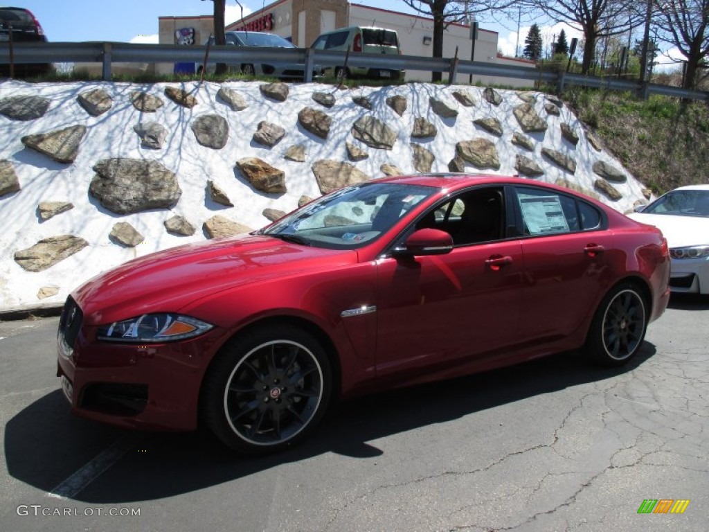 Italian Racing Red Metallic Jaguar XF