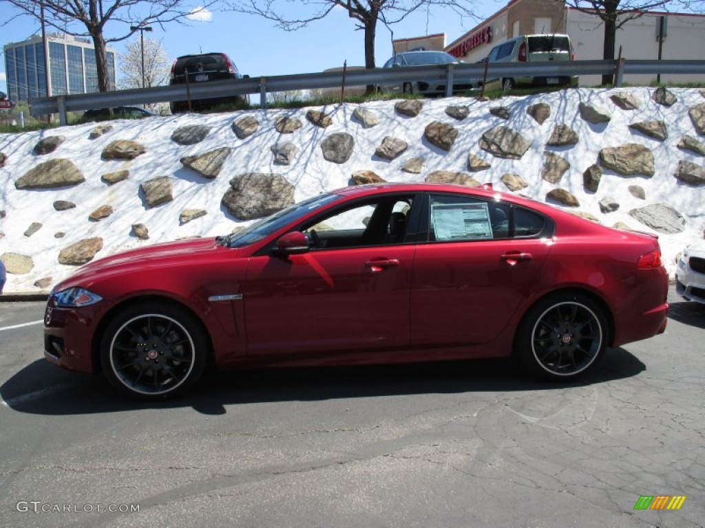 2015 XF 3.0 AWD - Italian Racing Red Metallic / Warm Charcoal/Warm Charcoal photo #2