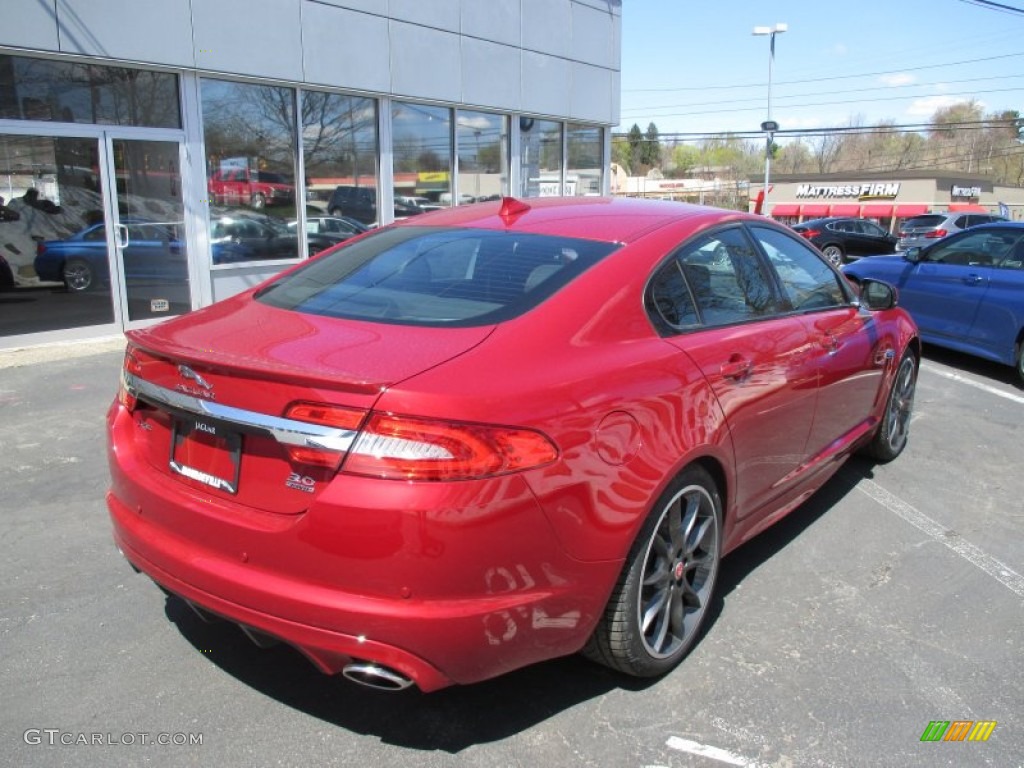 2015 XF 3.0 AWD - Italian Racing Red Metallic / Warm Charcoal/Warm Charcoal photo #8