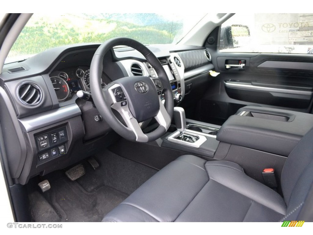 2015 Tundra Platinum CrewMax 4x4 - Super White / Black photo #5