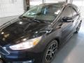 2015 Tuxedo Black Metallic Ford Focus SE Sedan  photo #3