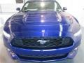 2015 Deep Impact Blue Metallic Ford Mustang EcoBoost Coupe  photo #2