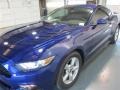 2015 Deep Impact Blue Metallic Ford Mustang EcoBoost Coupe  photo #3