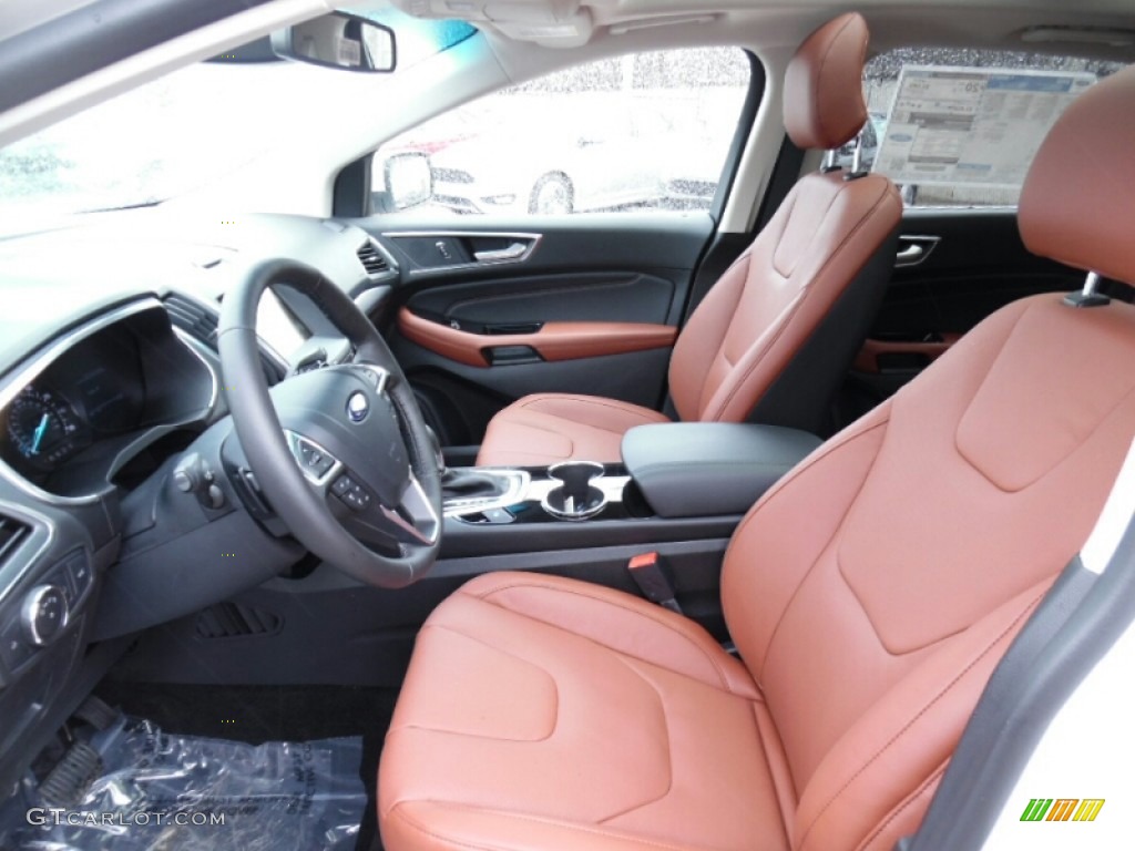 Cognac Interior 2015 Ford Edge Titanium AWD Photo #103502870 | GTCarLot.com