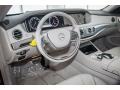 Crystal Grey/Seashell Grey 2015 Mercedes-Benz S 550 Sedan Interior Color