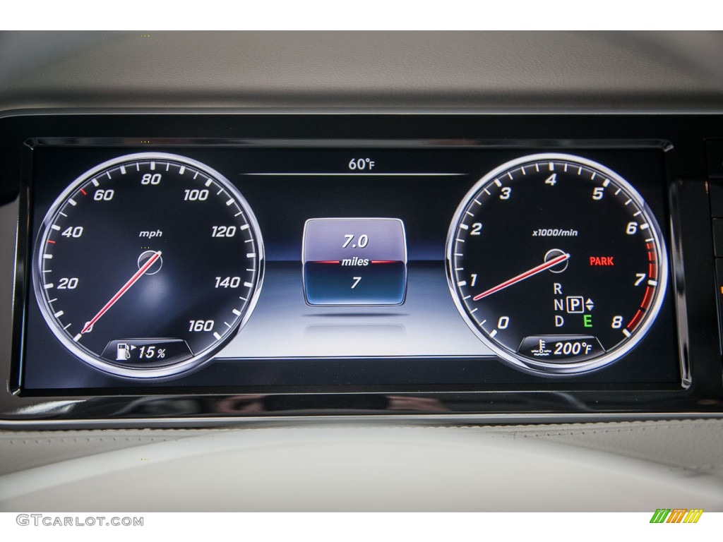 2015 Mercedes-Benz S 550 Sedan Gauges Photo #103503209