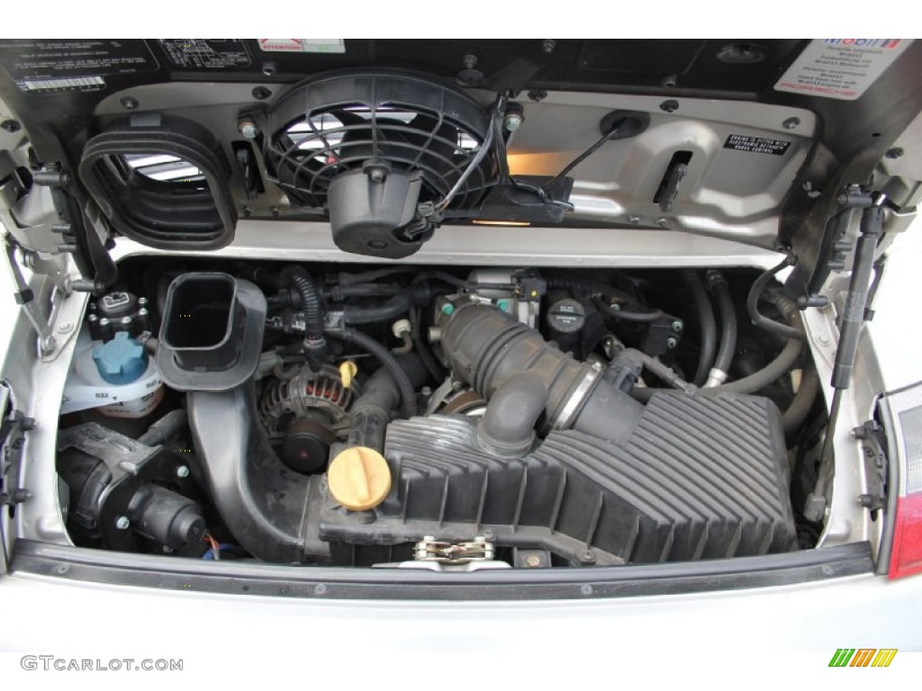 2002 Porsche 911 Carrera Cabriolet 3.6 Liter DOHC 24V VarioCam Flat 6 Cylinder Engine Photo #103503512