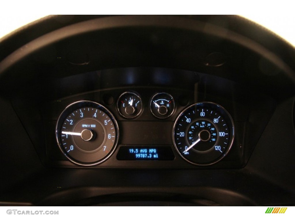 2010 Flex SE - Dark Ink Blue Metallic / Charcoal Black photo #7