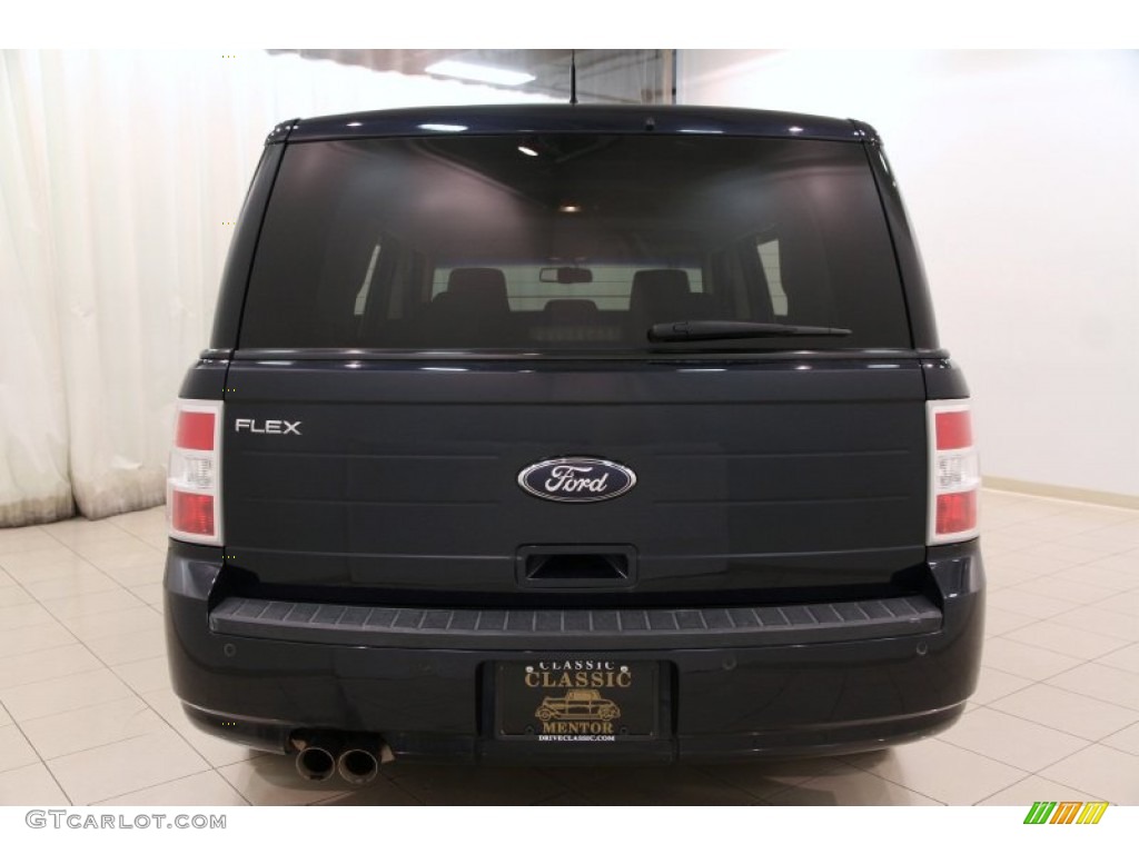 2010 Flex SE - Dark Ink Blue Metallic / Charcoal Black photo #15