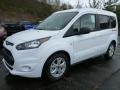 Frozen White 2015 Ford Transit Connect XLT Wagon Exterior