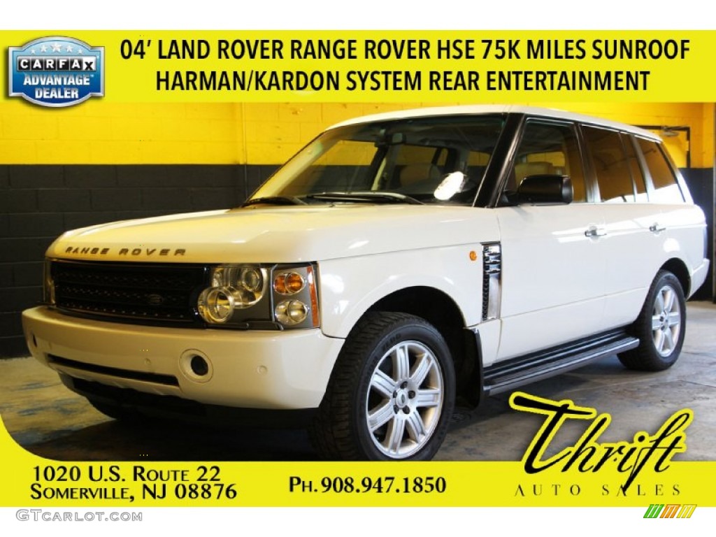 2004 Range Rover HSE - Chawton White / Ivory/Aspen photo #1