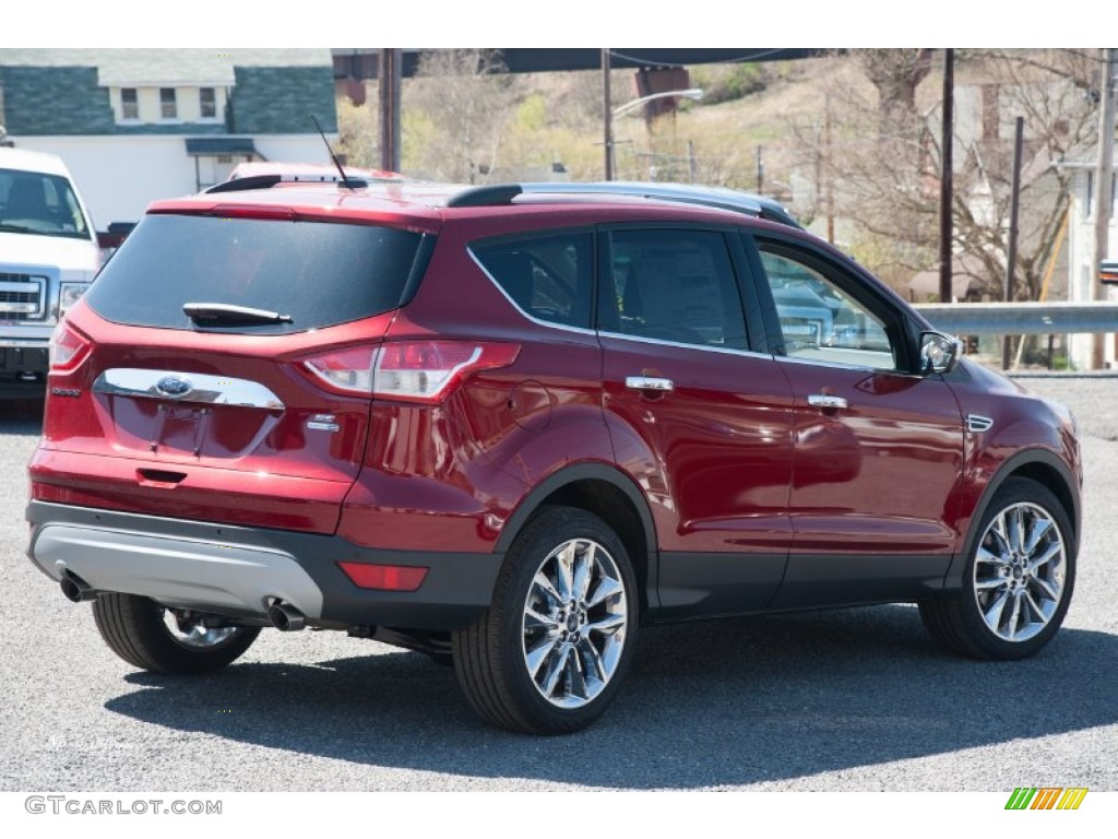 2015 Escape SE 4WD - Ruby Red Metallic / Charcoal Black photo #4