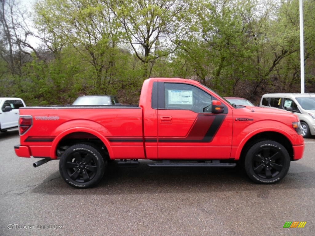 Race Red 2014 Ford F150 FX4 Tremor Regular Cab 4x4 Exterior Photo #103505936
