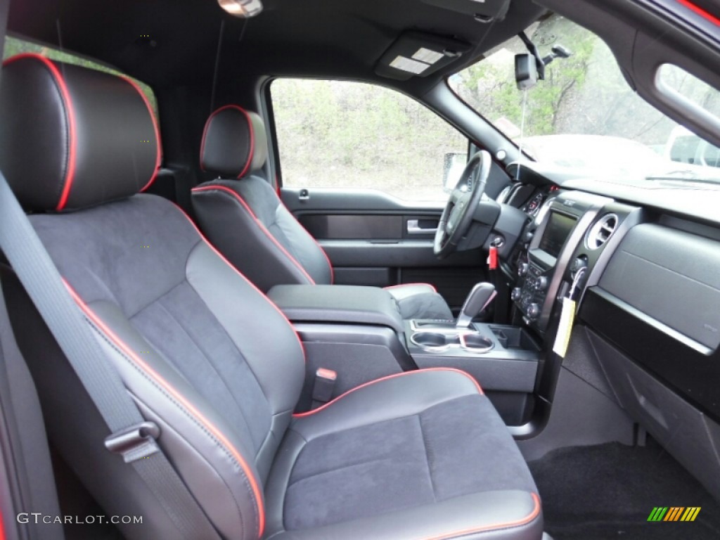 FX Appearance Black Leather/Alcantara Interior 2014 Ford F150 FX4 Tremor Regular Cab 4x4 Photo #103505990