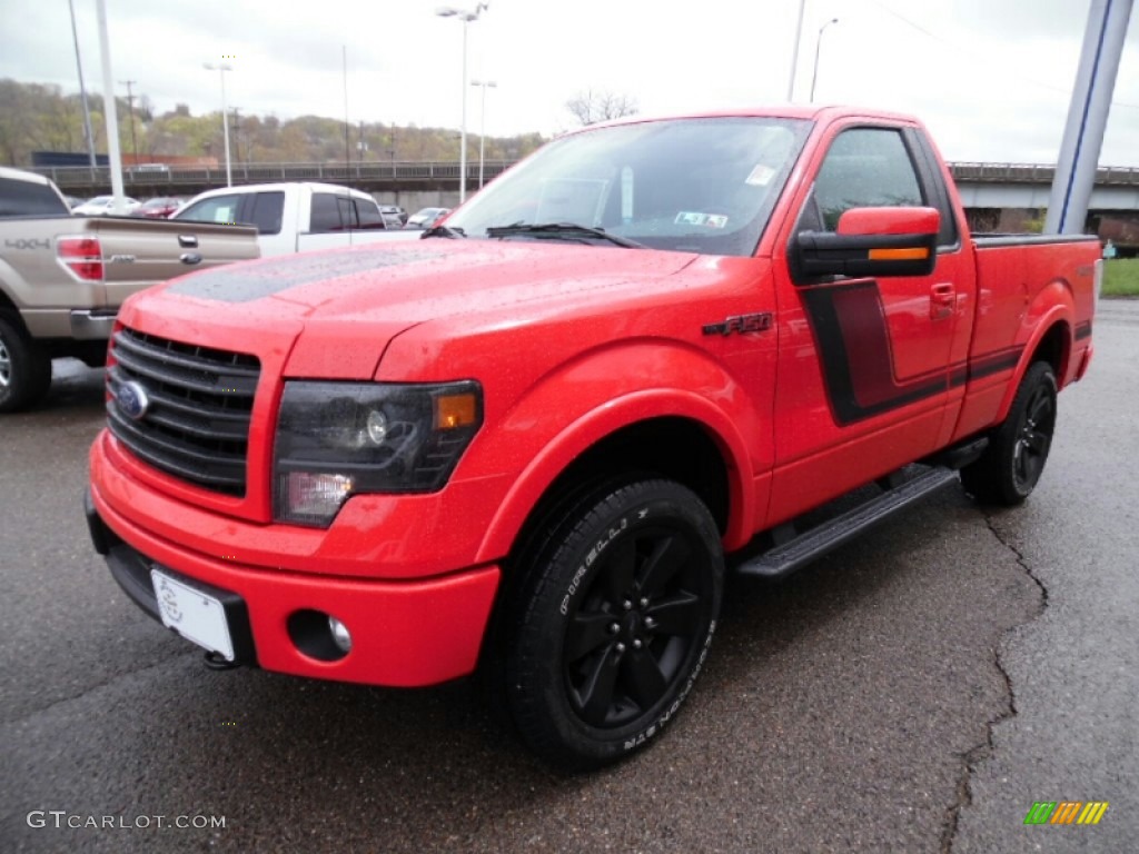 2014 F150 FX4 Tremor Regular Cab 4x4 - Race Red / FX Appearance Black Leather/Alcantara photo #10