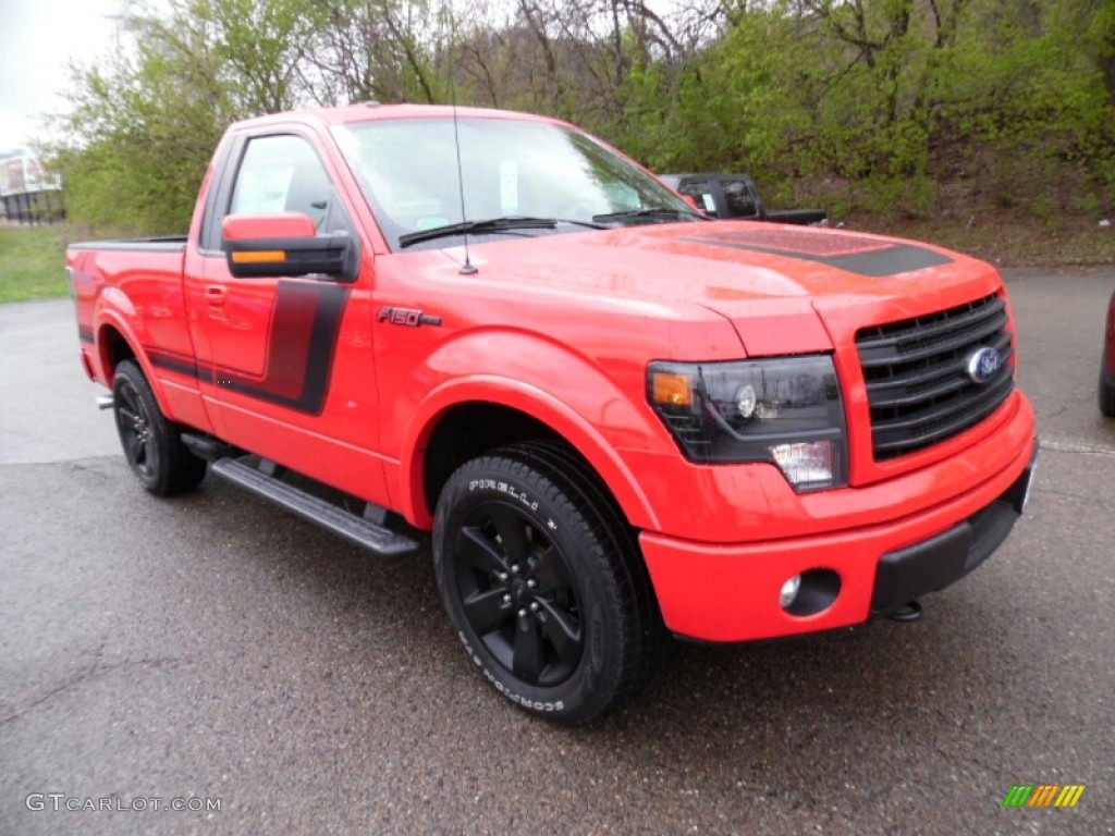 Race Red 2014 Ford F150 FX4 Tremor Regular Cab 4x4 Exterior Photo #103506233
