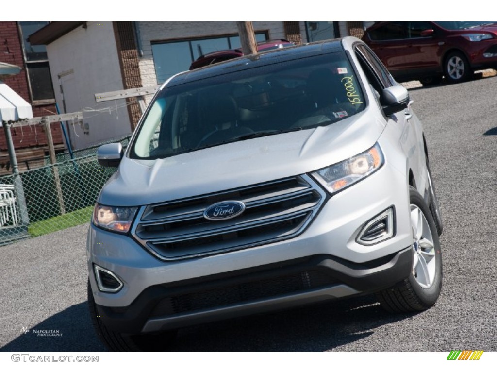 2015 Edge SEL AWD - Ingot Silver Metallic / Ebony photo #2