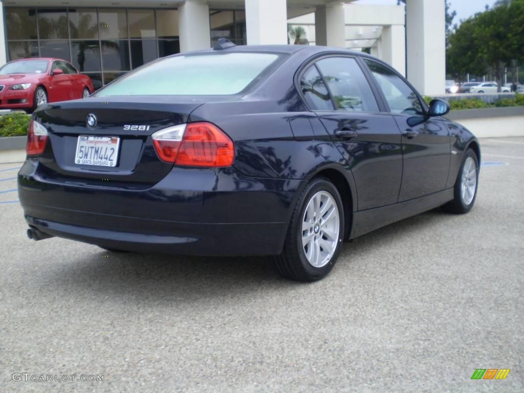 2007 3 Series 328i Sedan - Monaco Blue Metallic / Beige photo #5