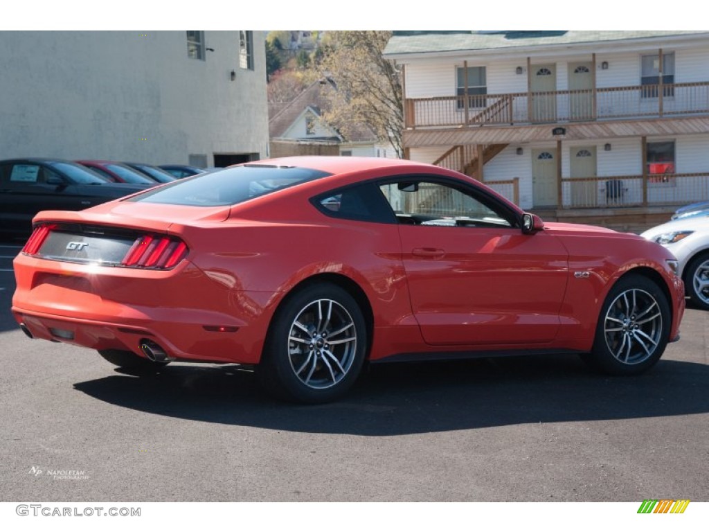 2015 Mustang GT Coupe - Competition Orange / Ebony photo #2