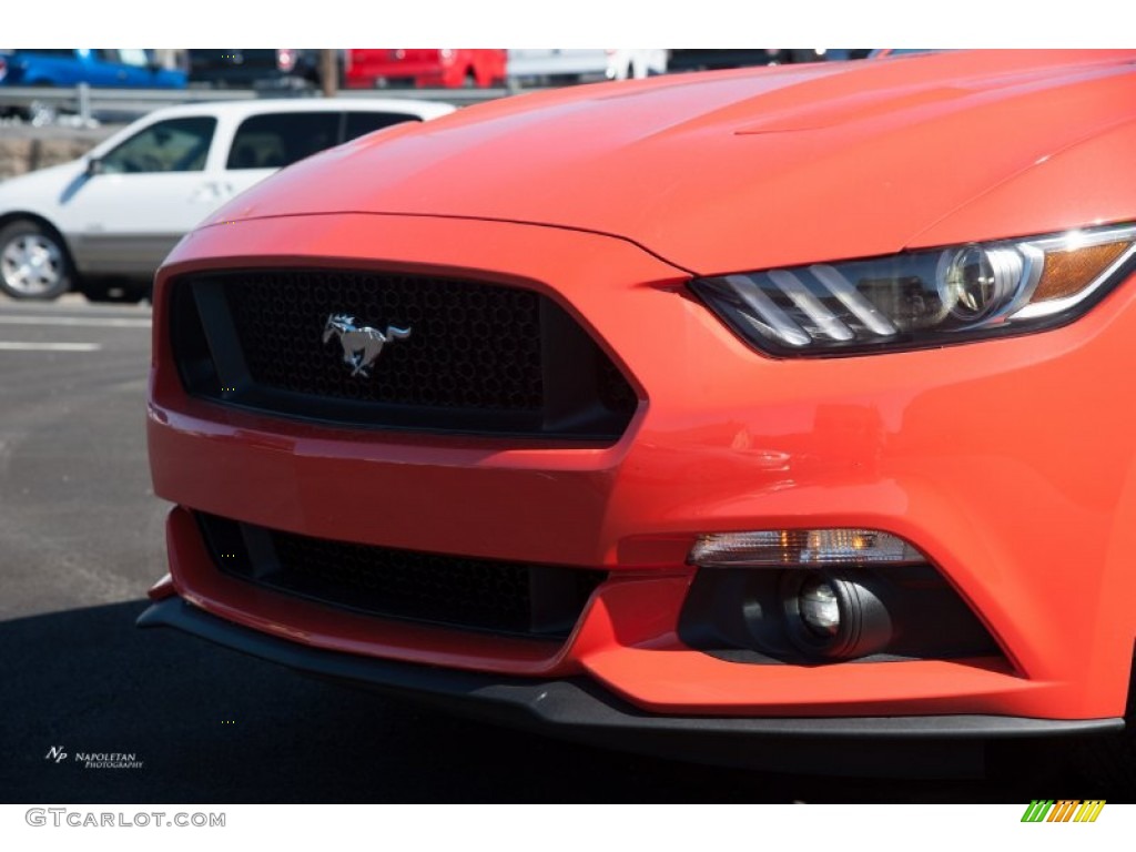 2015 Mustang GT Coupe - Competition Orange / Ebony photo #6