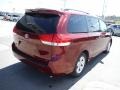 2013 Salsa Red Pearl Toyota Sienna LE  photo #7