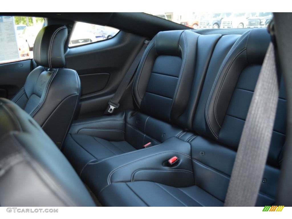 2015 Ford Mustang GT Premium Coupe Rear Seat Photo #103510385