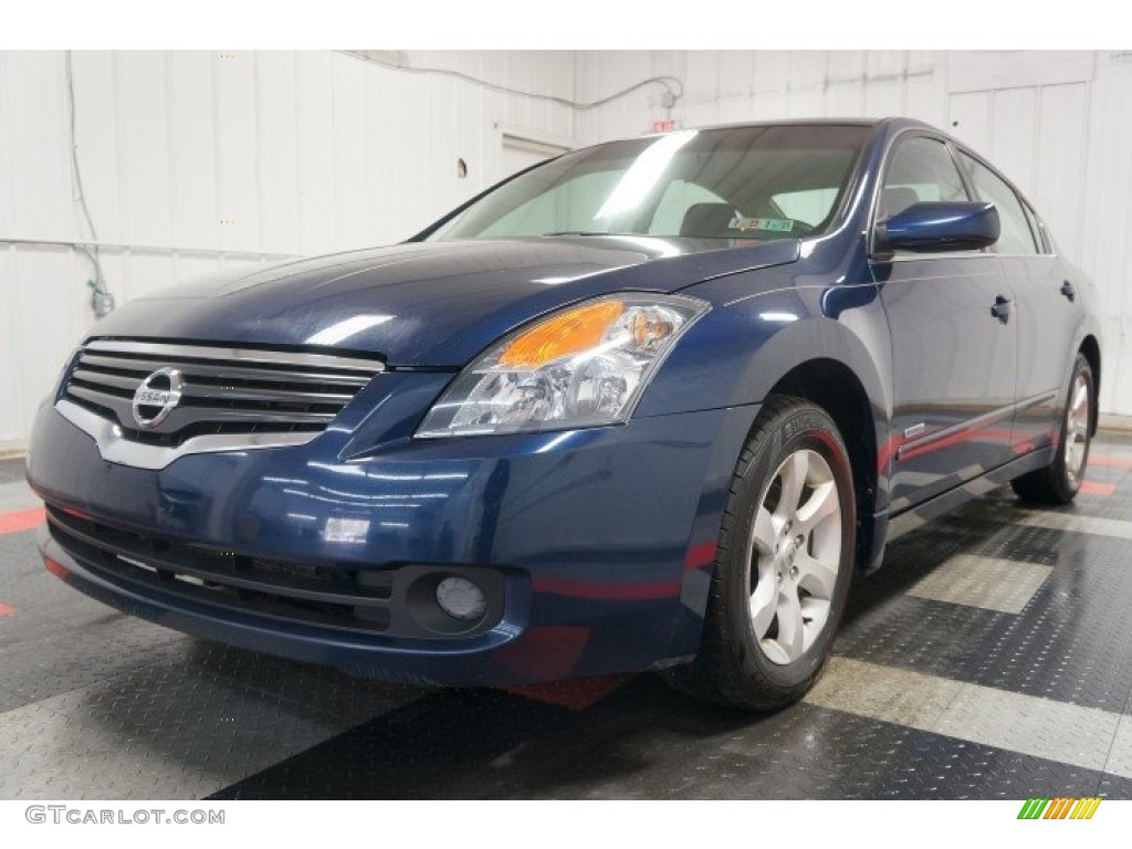 2009 Altima Hybrid - Navy Blue Metallic / Charcoal photo #3