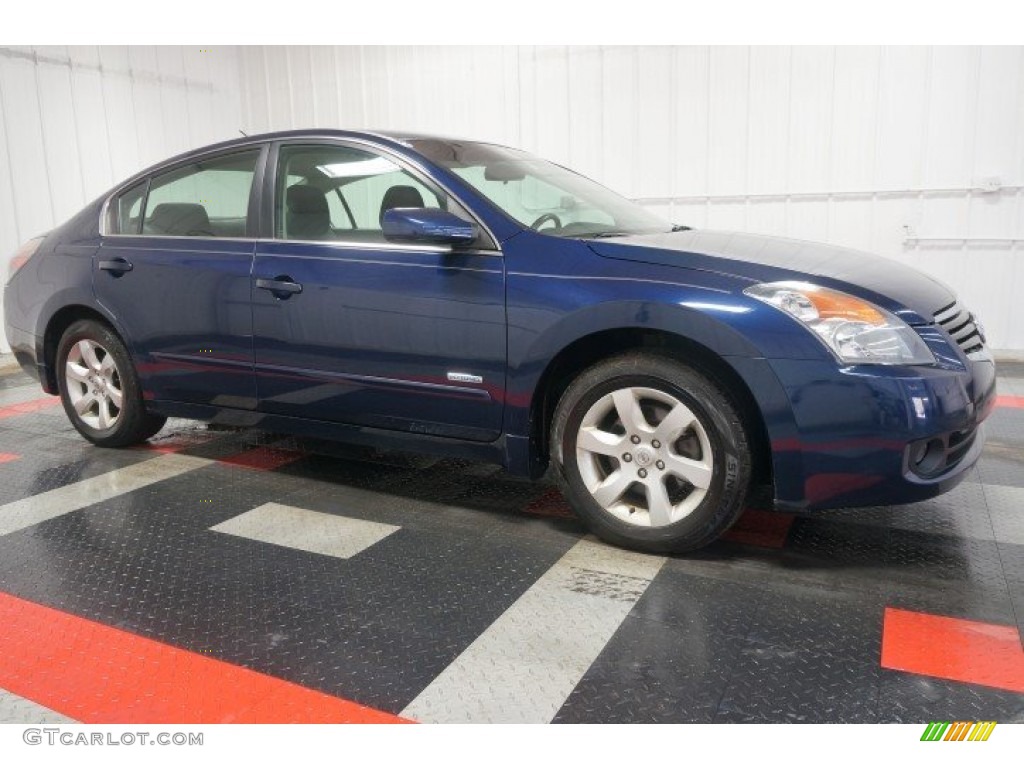 2009 Altima Hybrid - Navy Blue Metallic / Charcoal photo #6