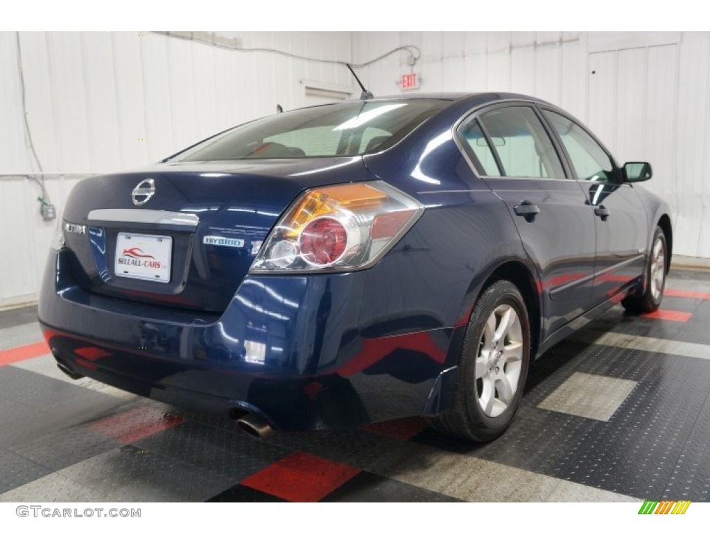 2009 Altima Hybrid - Navy Blue Metallic / Charcoal photo #8