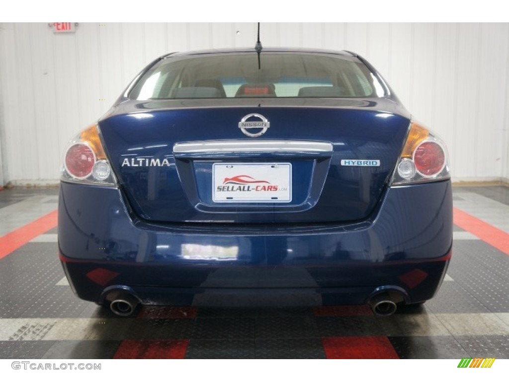 2009 Altima Hybrid - Navy Blue Metallic / Charcoal photo #9