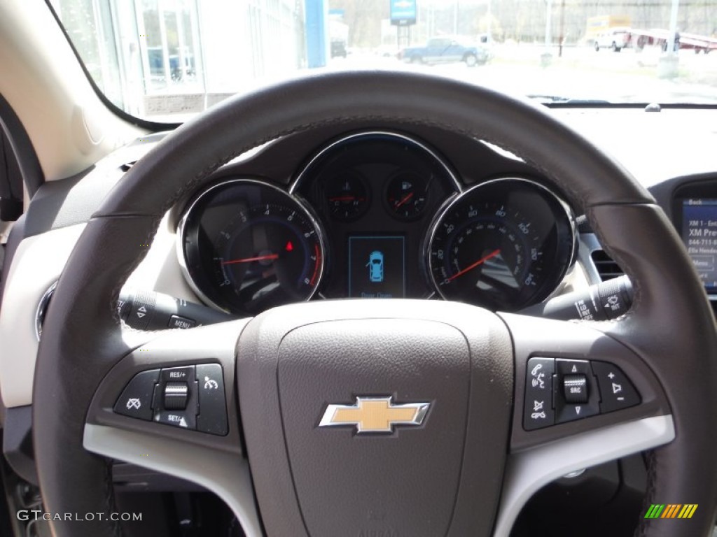 2013 Cruze LTZ - Champagne Silver Metallic / Cocoa/Light Neutral photo #26