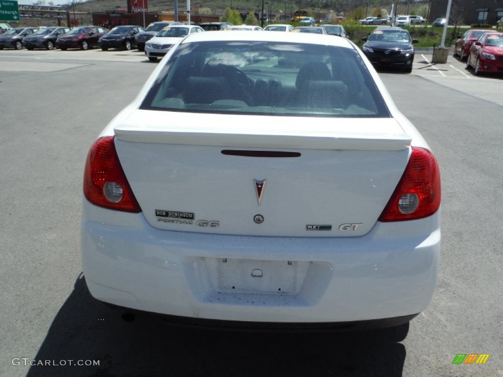 2010 G6 GT Sedan - Summit White / Ebony photo #7