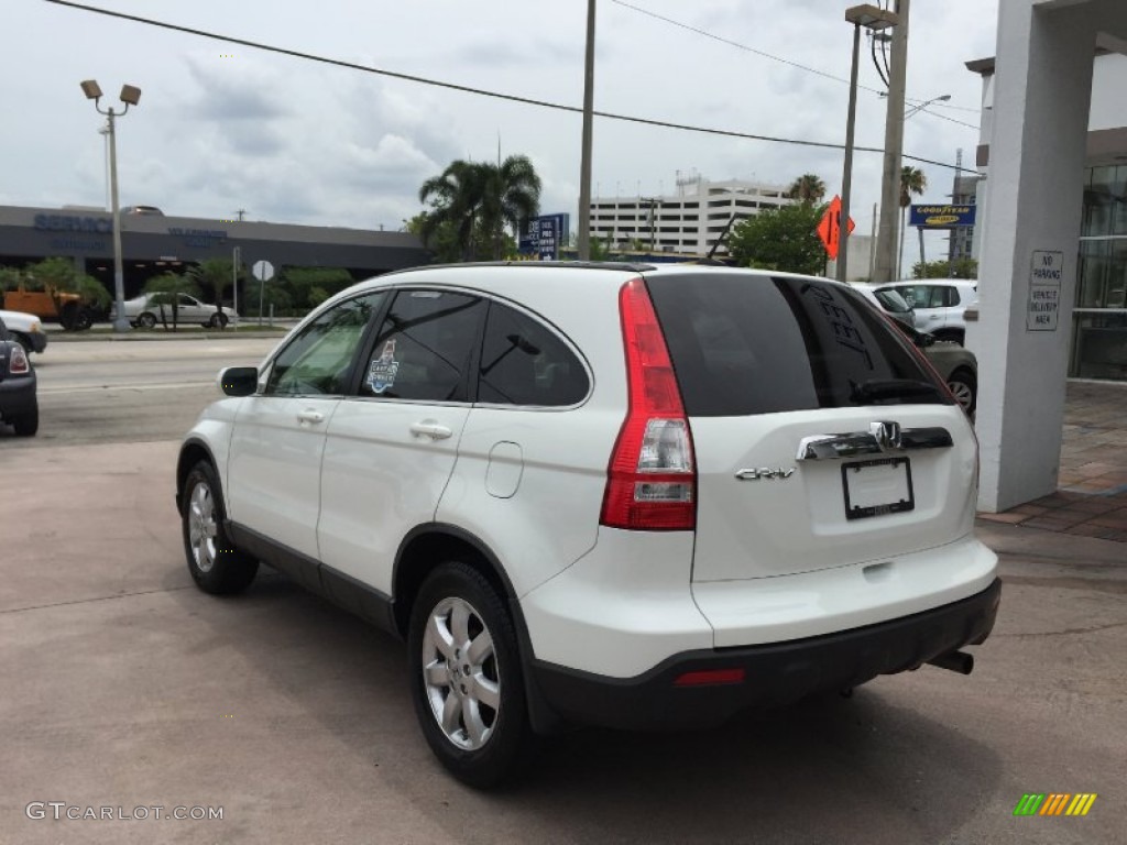 2008 CR-V EX-L - Taffeta White / Gray photo #3