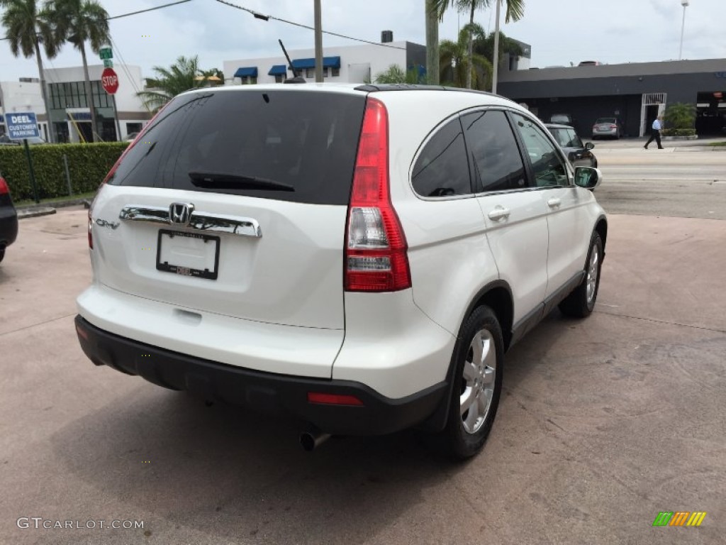 2008 CR-V EX-L - Taffeta White / Gray photo #5