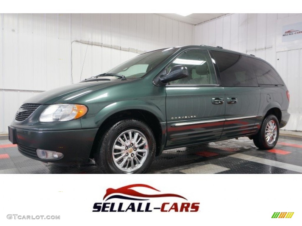 2001 Town & Country Limited - Shale Green Metallic / Taupe photo #1