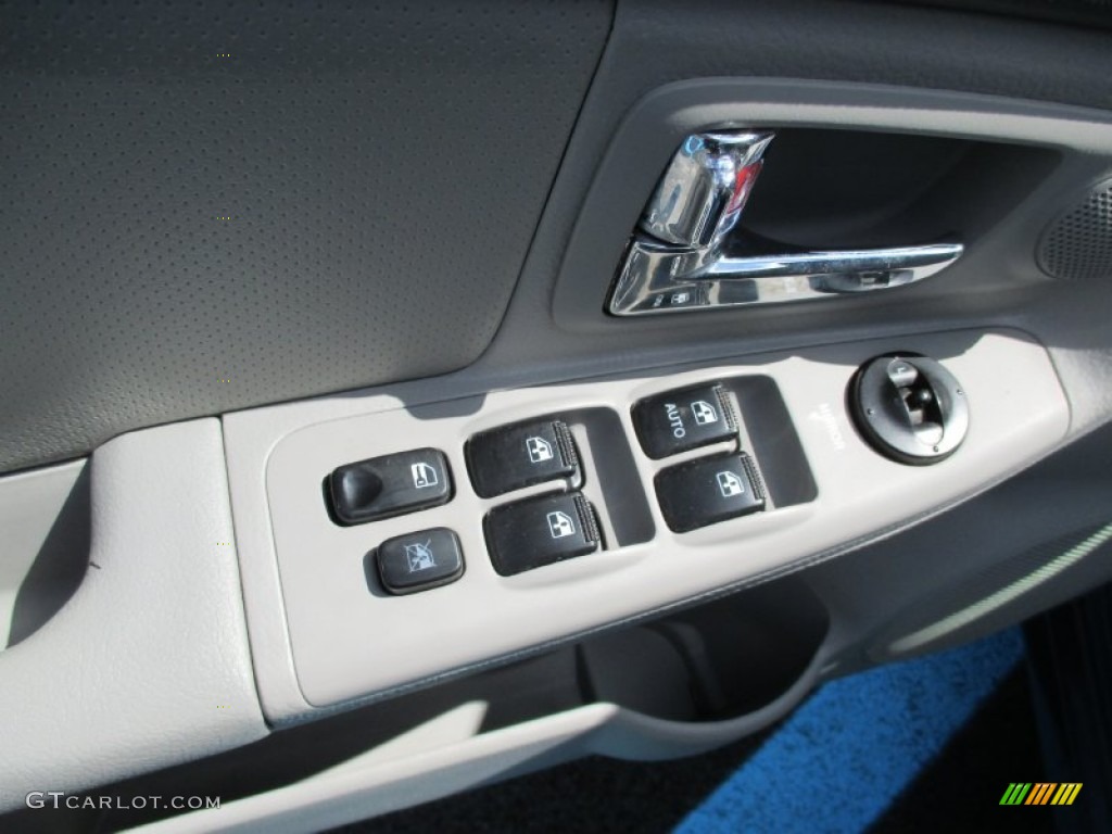 2008 Spectra EX Sedan - Deep Ocean Blue / Gray photo #19