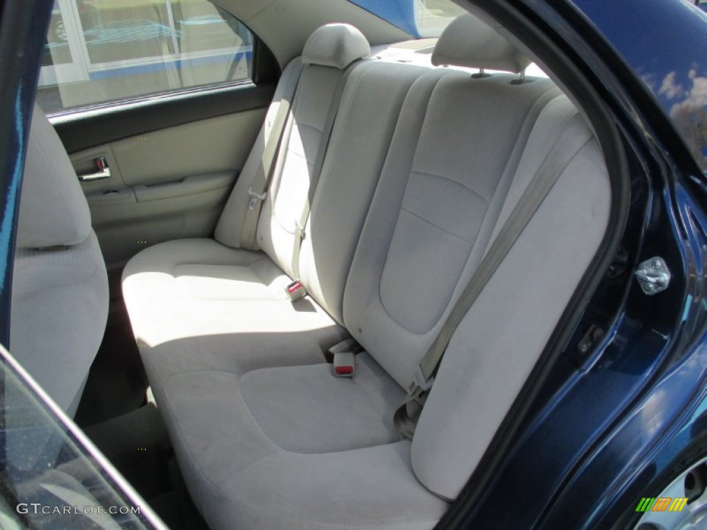 2008 Spectra EX Sedan - Deep Ocean Blue / Gray photo #21