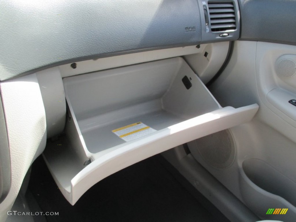 2008 Spectra EX Sedan - Deep Ocean Blue / Gray photo #31