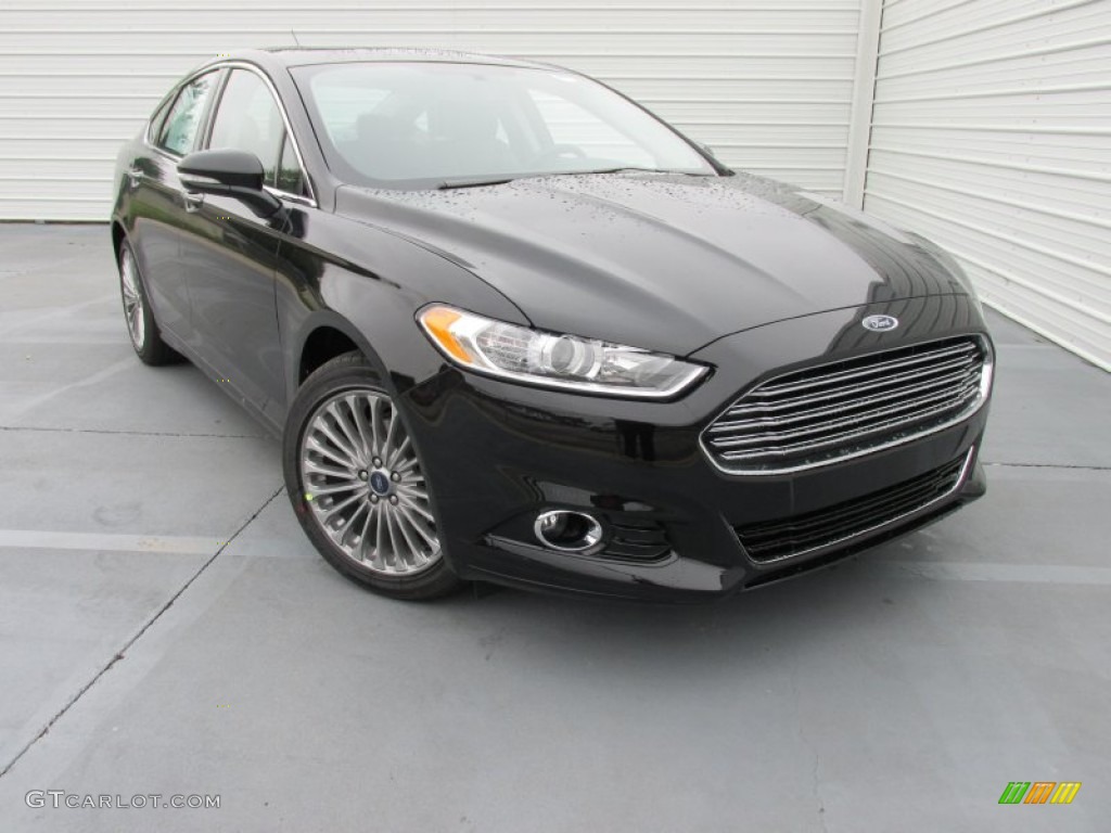 Shadow Black 2016 Ford Fusion Titanium Exterior Photo #103515416