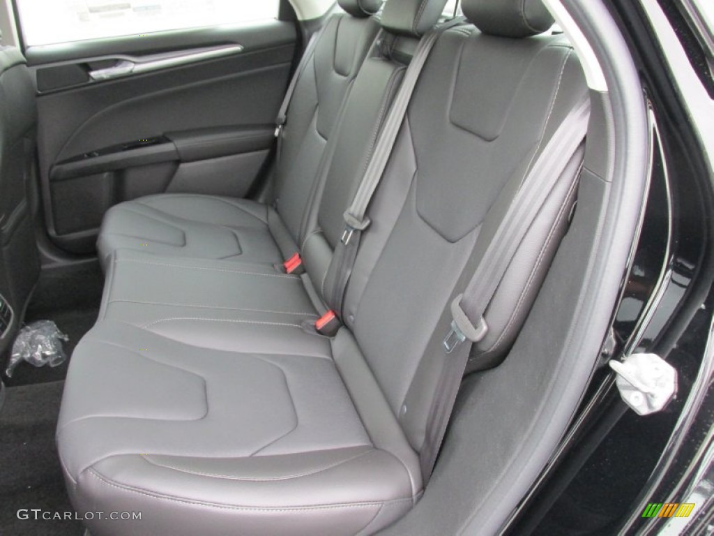 Charcoal Black Interior 2016 Ford Fusion Titanium Photo #103515563
