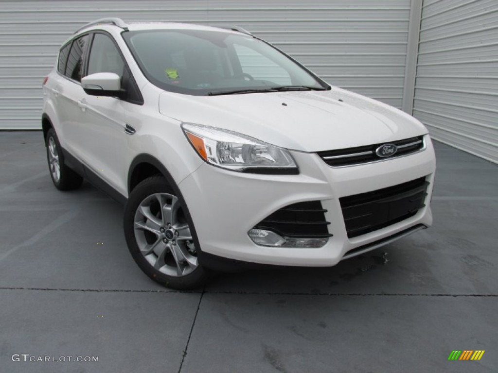 2015 Escape Titanium - White Platinum Metallic Tri-Coat / Charcoal Black photo #2