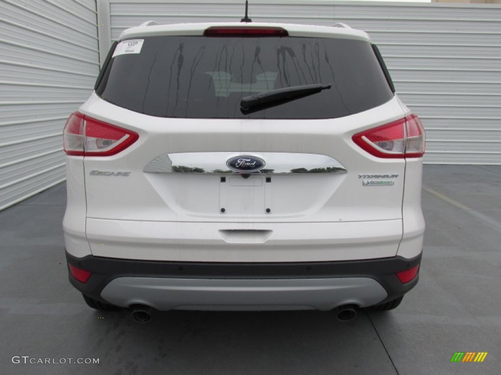 2015 Escape Titanium - White Platinum Metallic Tri-Coat / Charcoal Black photo #5