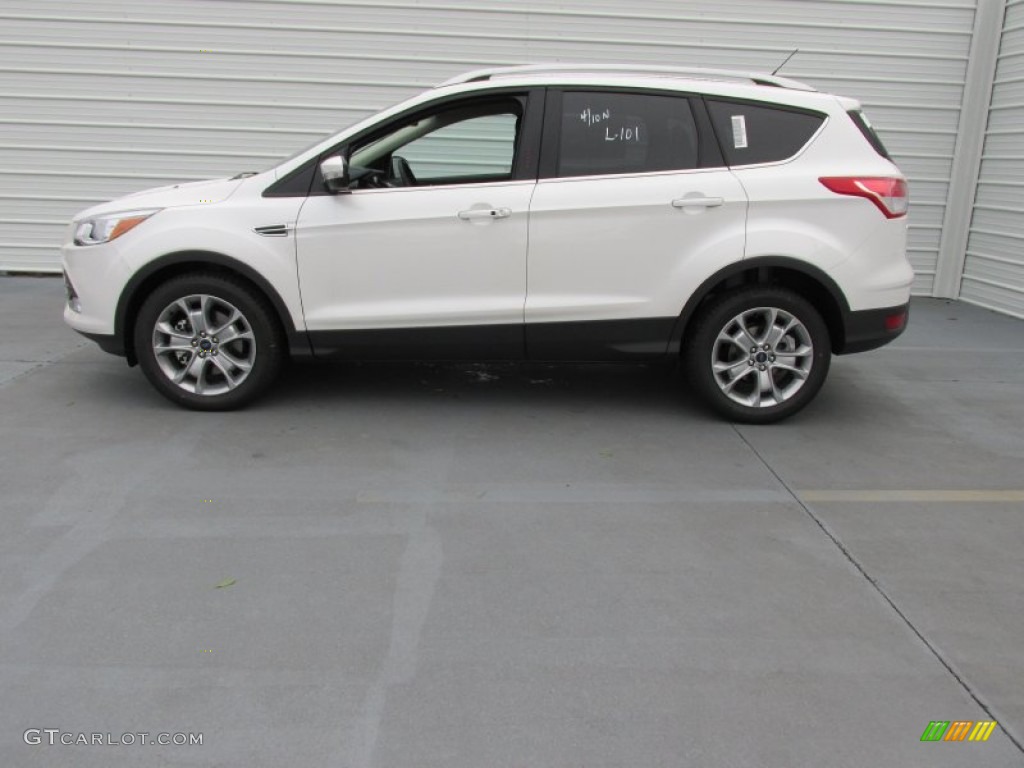 2015 Escape Titanium - White Platinum Metallic Tri-Coat / Charcoal Black photo #6