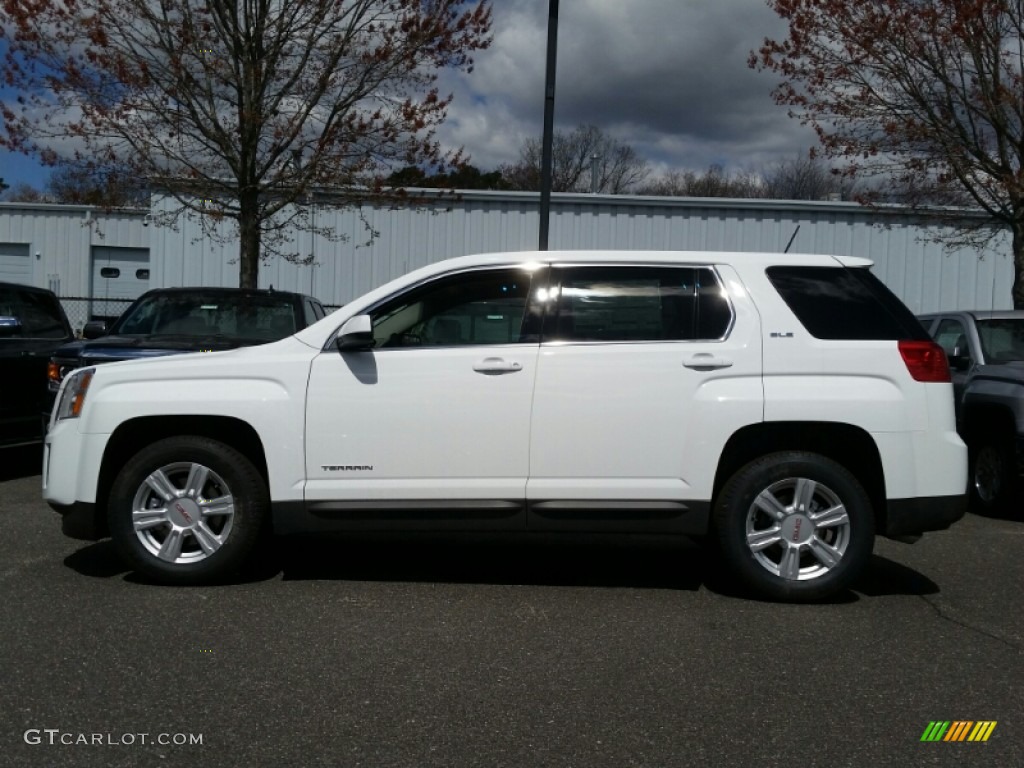 Summit White 2015 GMC Terrain SLE Exterior Photo #103516304