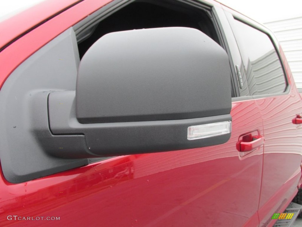 2015 F150 XLT SuperCrew 4x4 - Ruby Red Metallic / Black photo #13